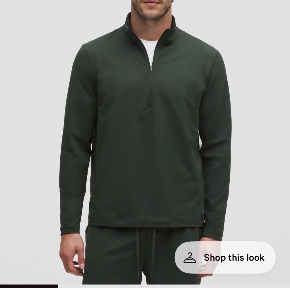 Lululemon Soft Jersey Halfzip like new XL